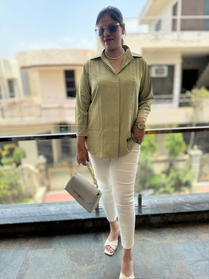 IndiPehnawa Trendy Sirvoski Shirt