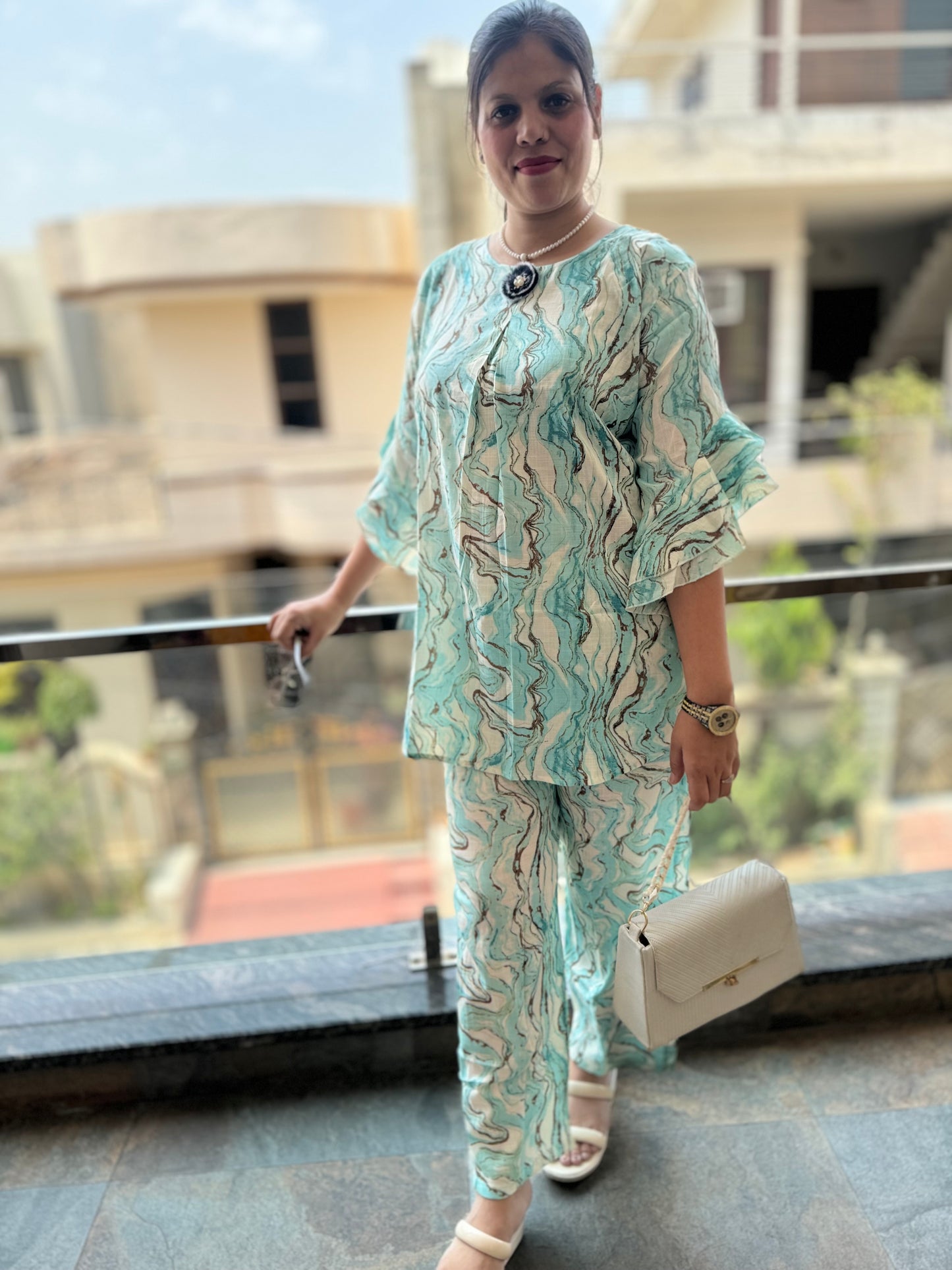 IndiPehnawa Two Piece Loose Fit Cordset