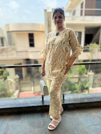 IndiPehnawa Two Piece Loose Fit Cordset