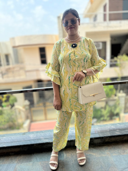 IndiPehnawa Two Piece Loose Fit Cordset