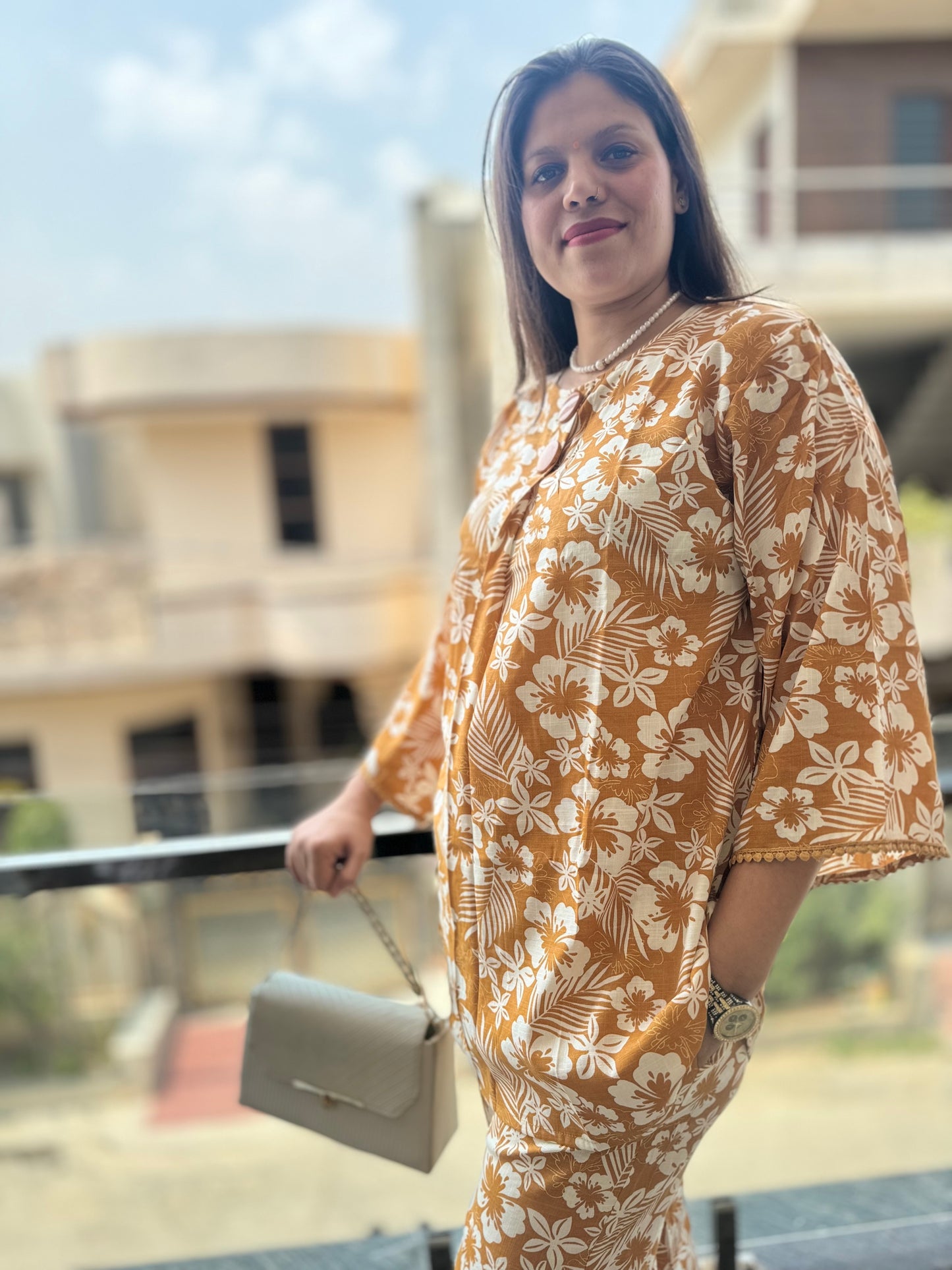 IndiPehnawa Floral Print Cordset