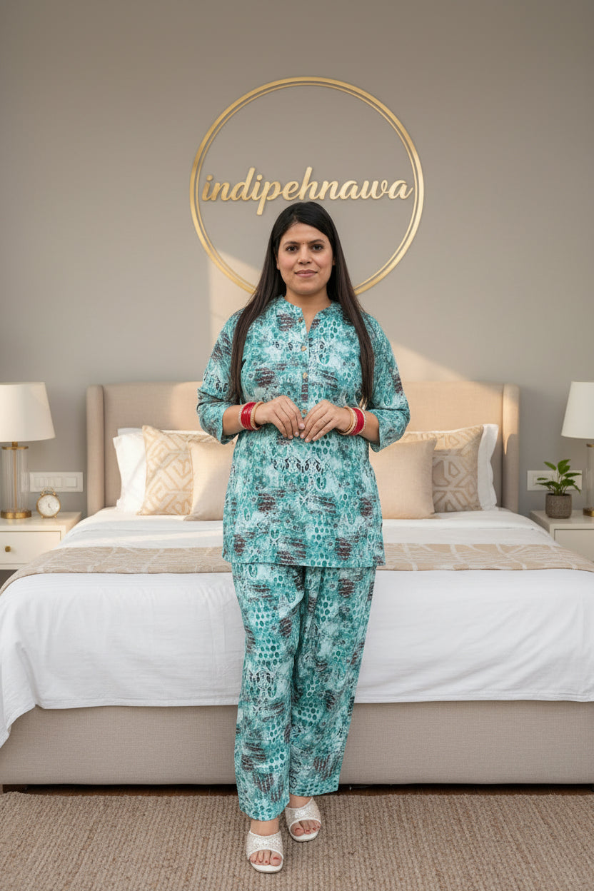 BEAUTIFUL PRINTS SHIRT WITH FARSHI SALWAR