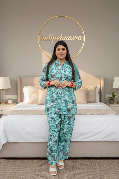 BEAUTIFUL PRINTS SHIRT WITH FARSHI SALWAR