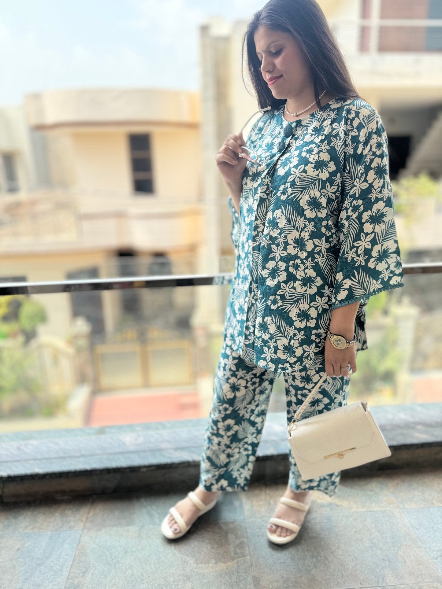 IndiPehnawa Floral Print Cordset