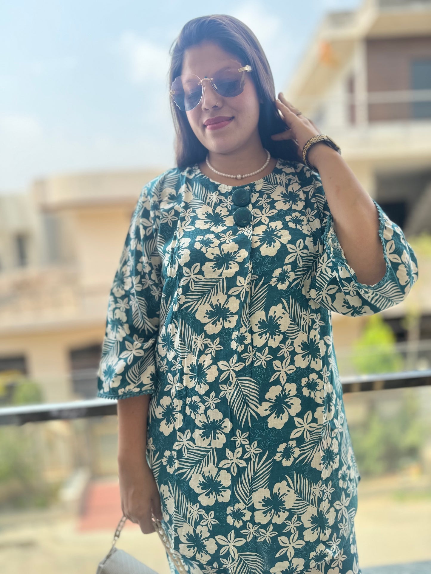 IndiPehnawa Floral Print Cordset