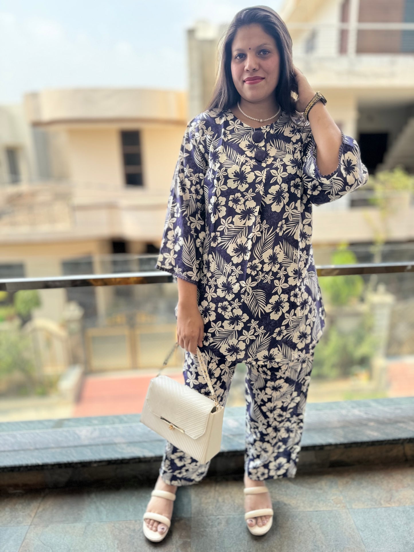 IndiPehnawa Floral Print Cordset