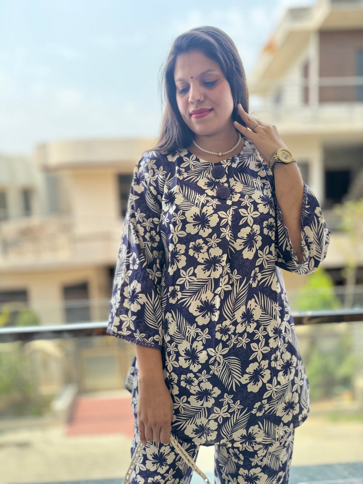 IndiPehnawa Floral Print Cordset