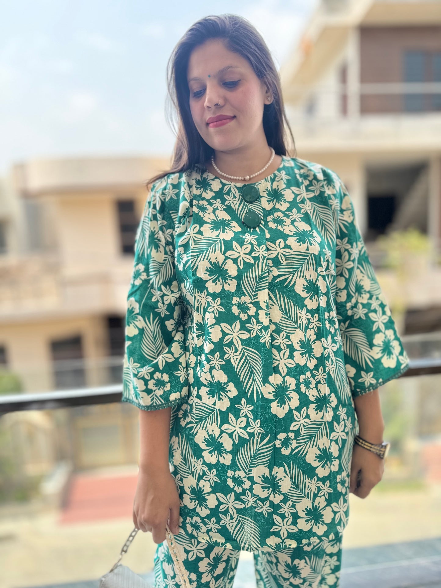 IndiPehnawa Floral Print Cordset
