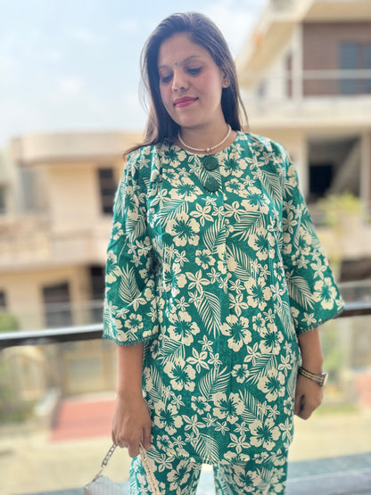IndiPehnawa Floral Print Cordset