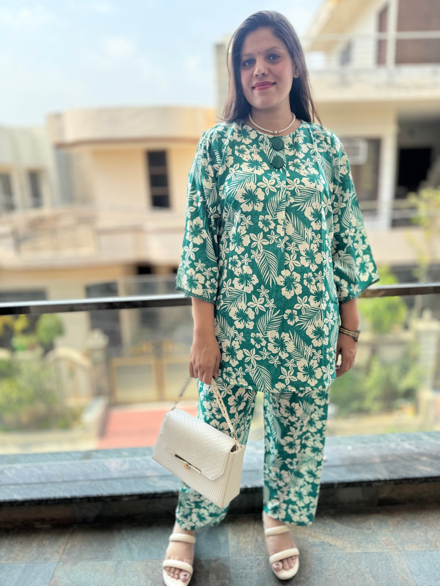 IndiPehnawa Floral Print Cordset