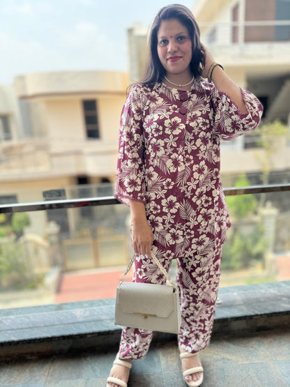 IndiPehnawa Floral Print Cordset