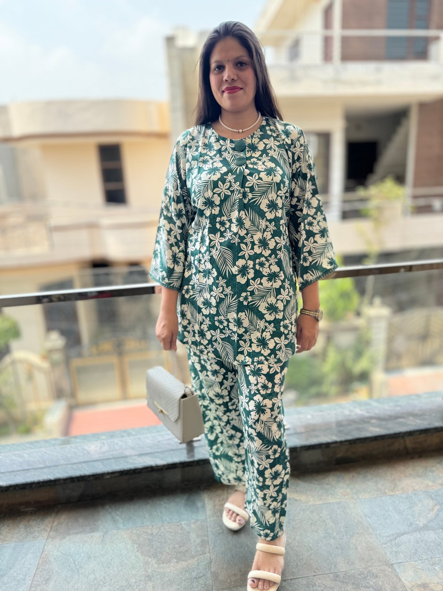 IndiPehnawa Floral Print Cordset