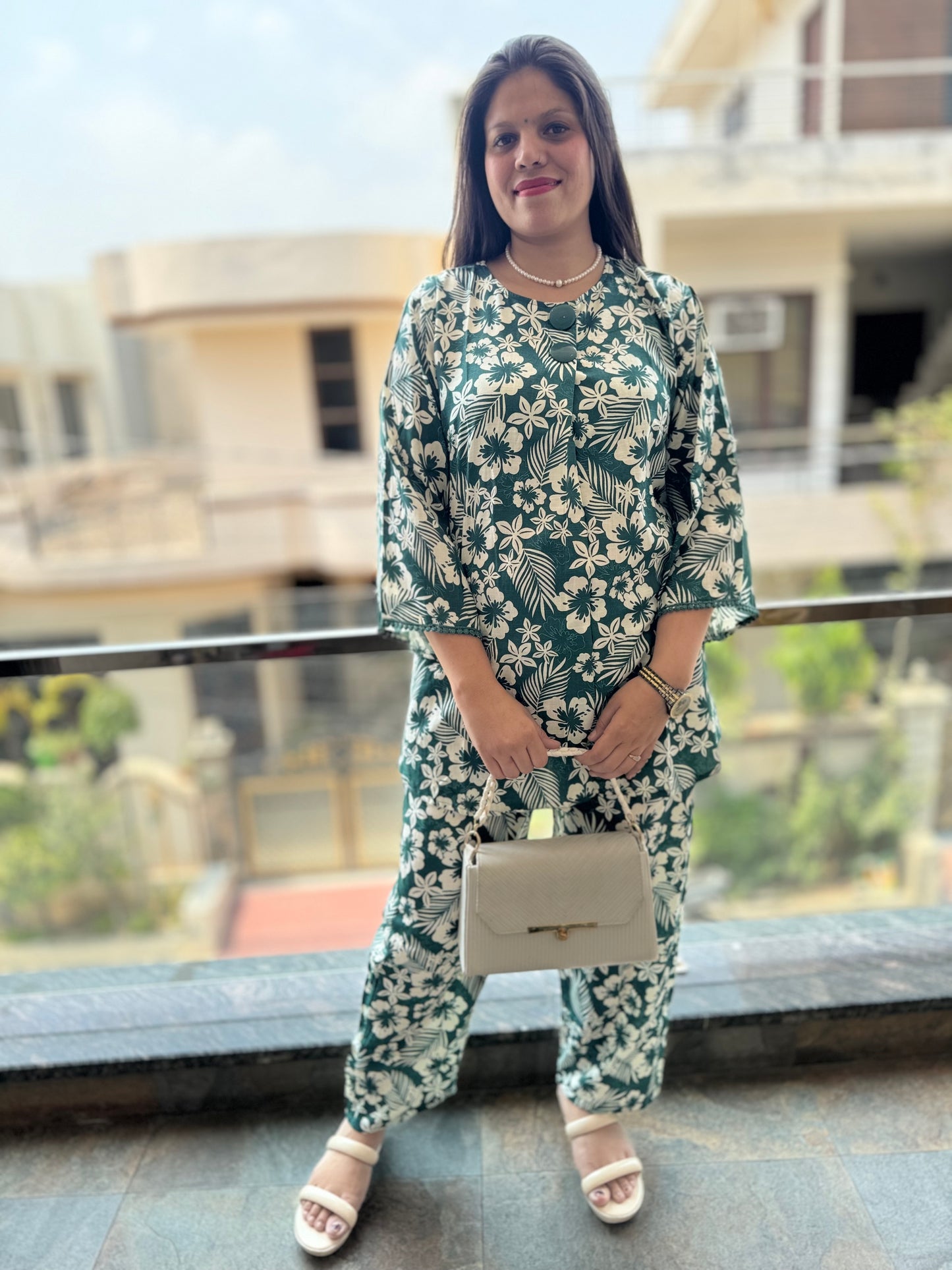 IndiPehnawa Floral Print Cordset