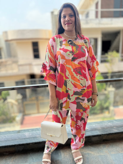 IndiPehnawa Digital Print Multi Cordset