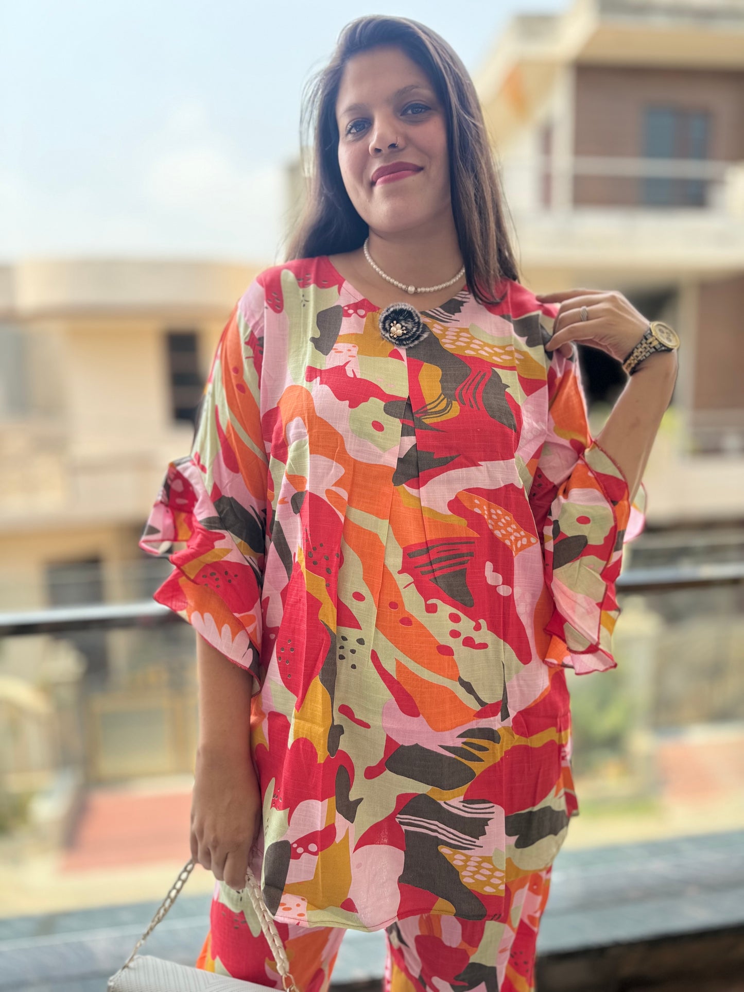 IndiPehnawa Digital Print Multi Cordset