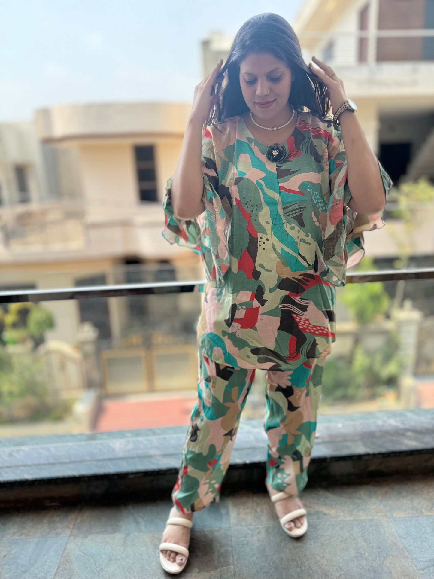 IndiPehnawa Digital Print Multi Cordset