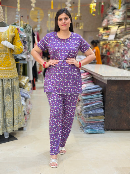INDIPEHNAWA PREMIUM MALAI NIGHT SUIT FOR WOMEN