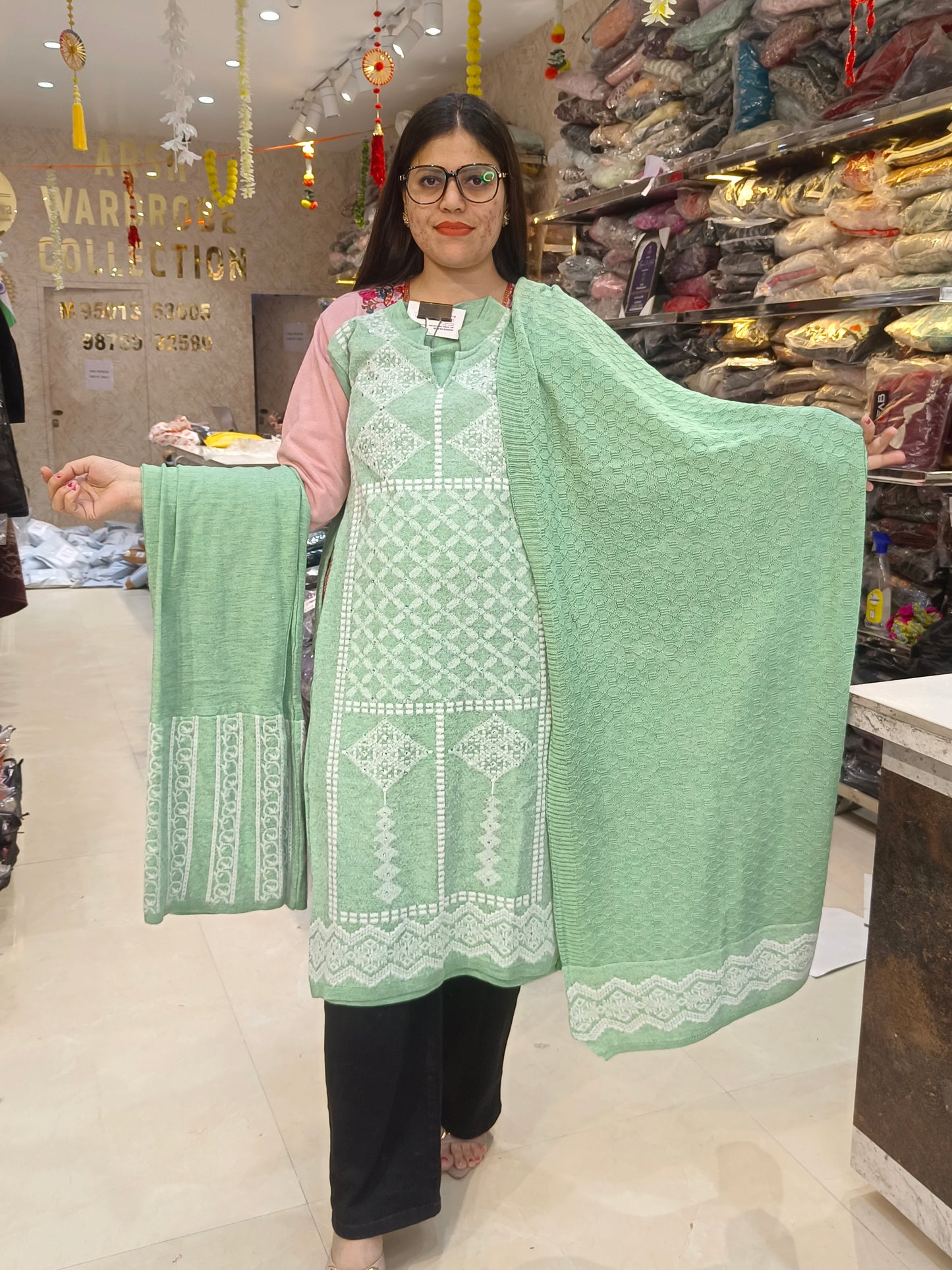 HAIR WOOL BEAUTIFUL 3PC SUIT