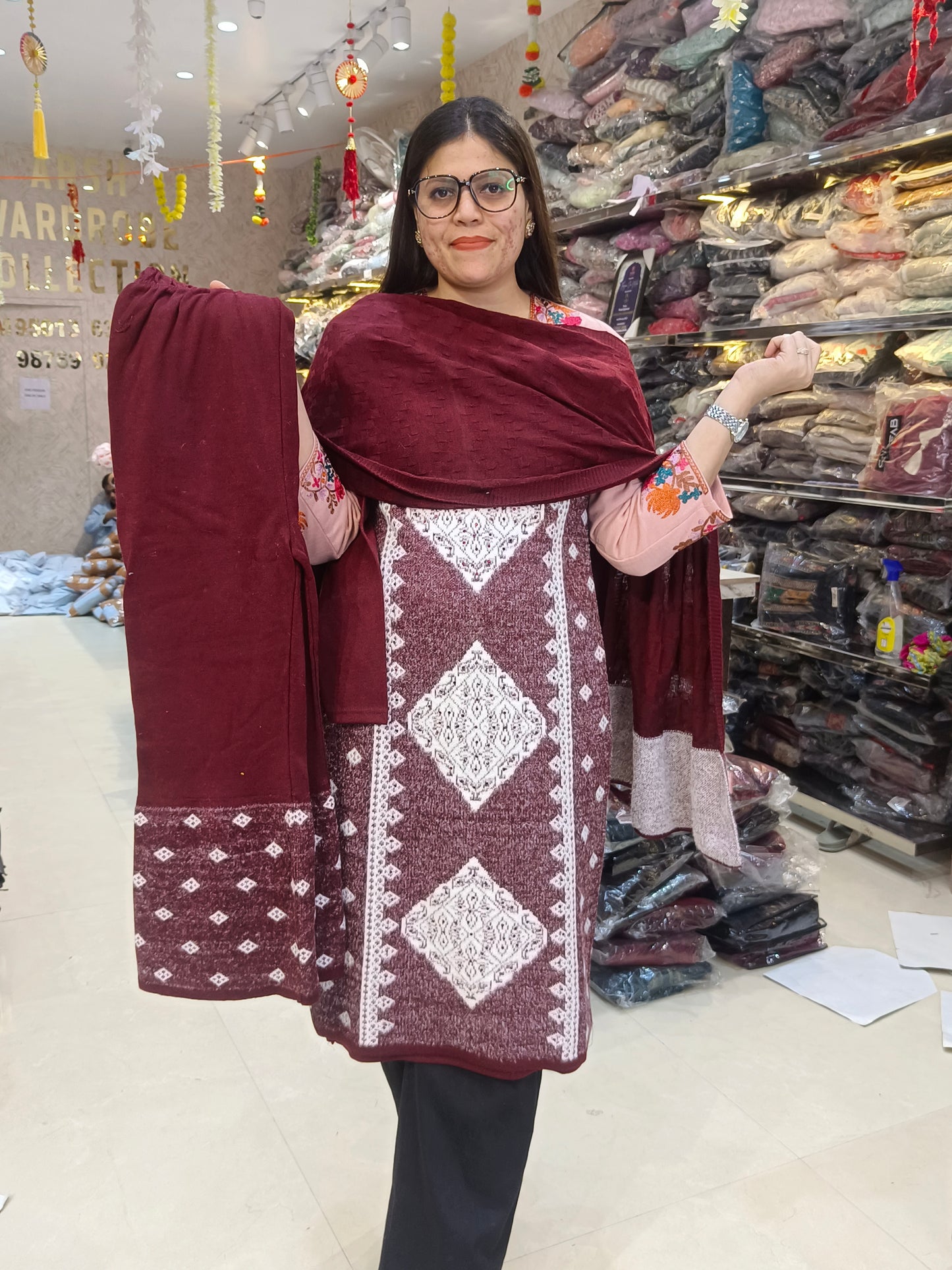 HAIR WOOL BEAUTIFUL 3PC SUIT