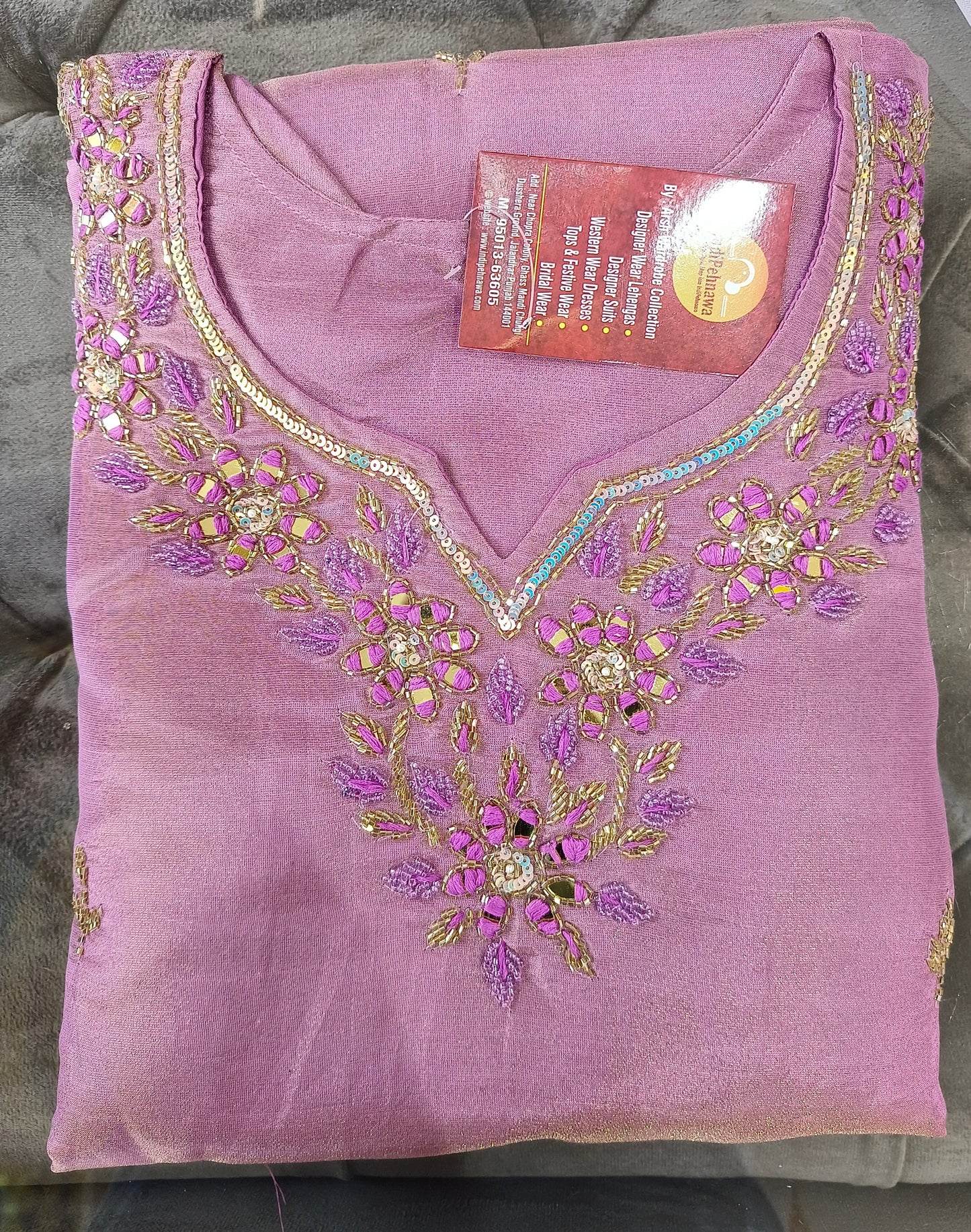 OFF WHITE SILK DESIGNER KANCHIVERM DUPPTA 3PC SUIT