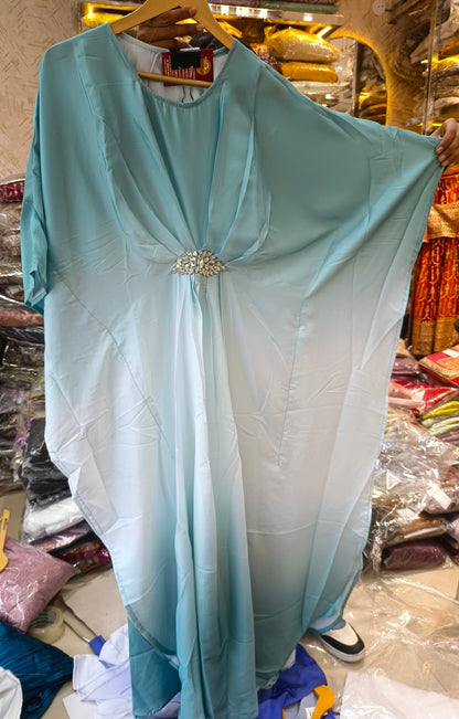 PREMIUM SILK KAFTAAN DESIGN DRES