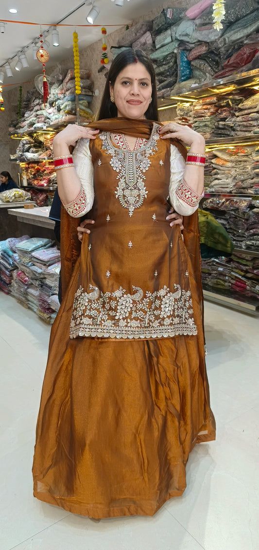 PARTY WEAR JIMMY CHU SHA SHA JAGGO SPECIAL LEHENGA