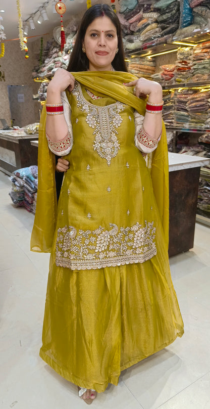 PARTY WEAR JIMMY CHU SHA SHA JAGGO SPECIAL LEHENGA