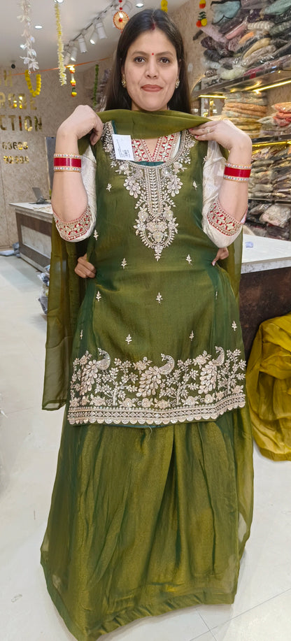 PARTY WEAR JIMMY CHU SHA SHA JAGGO SPECIAL LEHENGA