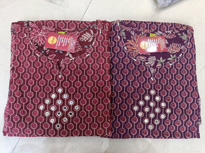 PURE COTTON NECK DESIGN SUIT