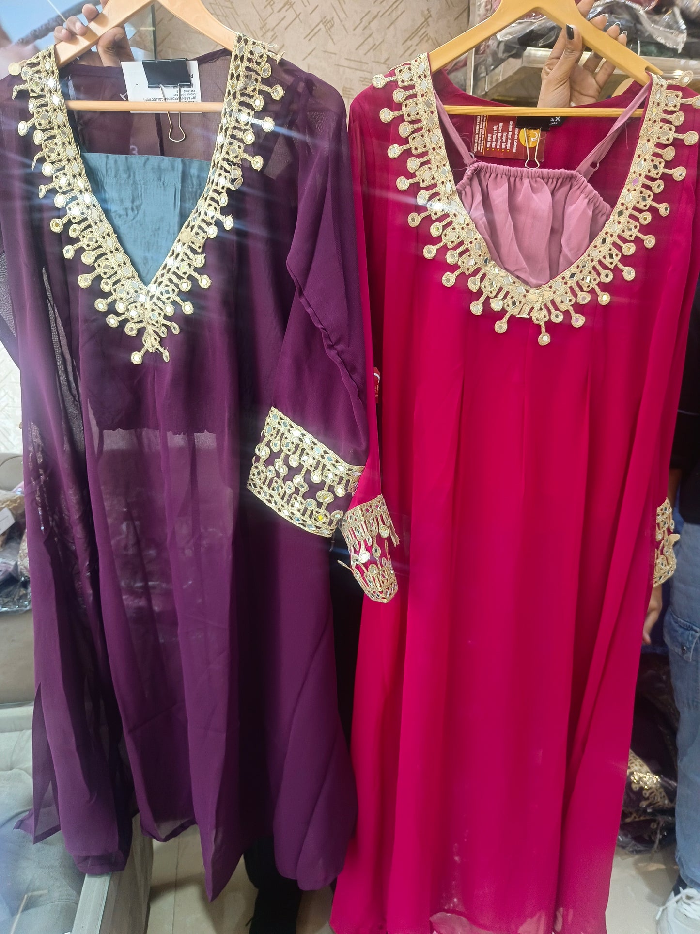 PARTY WEAR MIRROR WORK DESIGN BUSTIER ANARKALI