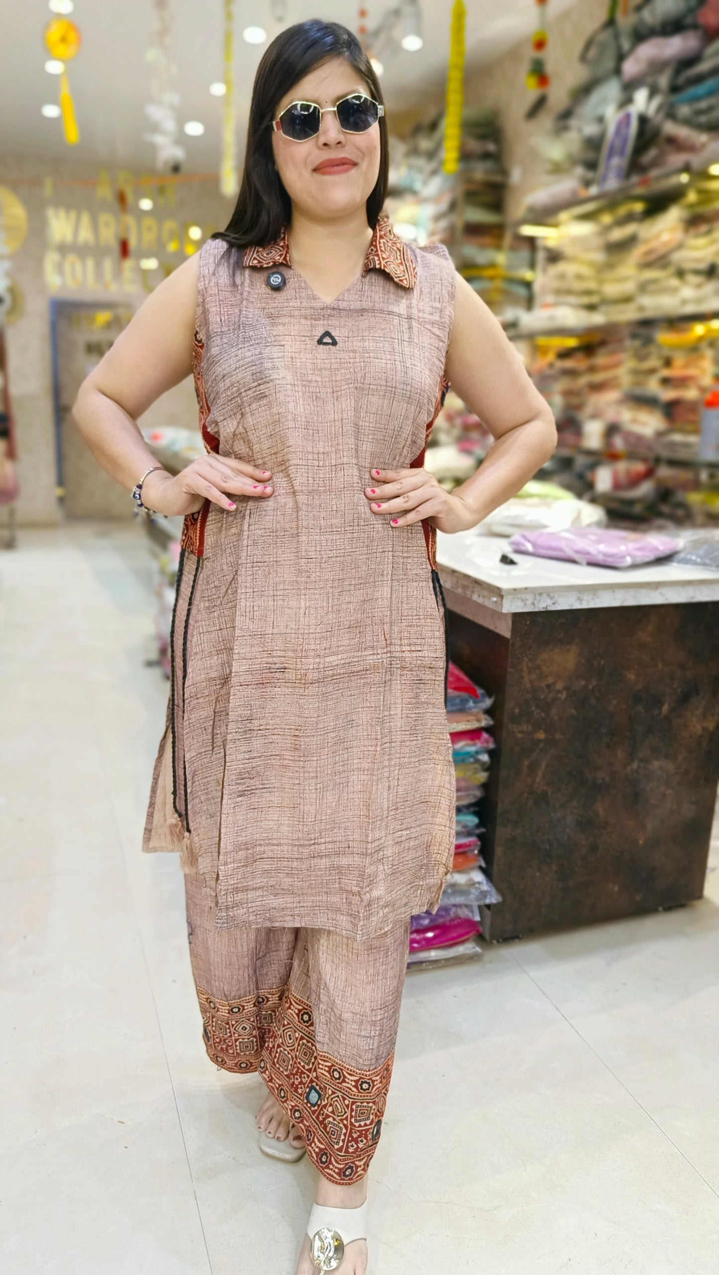BEAUTIFUL DESIGNER COTTON CORDSET