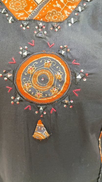 DABU COTTON POKET DESIGN A-LINE SUIT