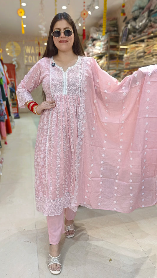 PINK SHIFLI DESIGN ANARKALI