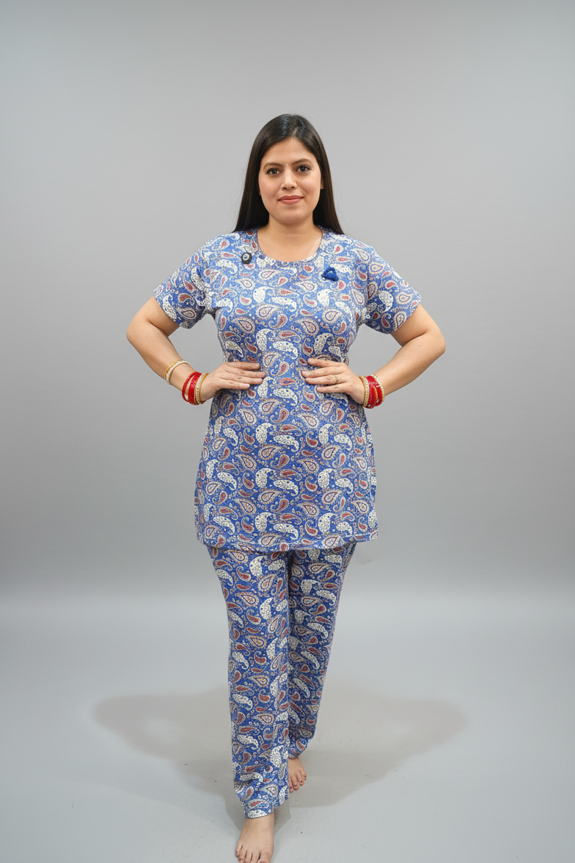 INDIPEHNAWA PREMIUM MALAI NIGHT SUIT FOR WOMEN