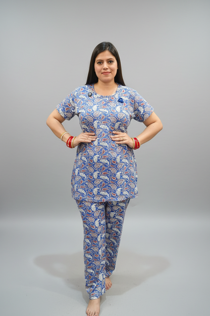 INDIPEHNAWA PREMIUM MALAI NIGHT SUIT FOR WOMEN