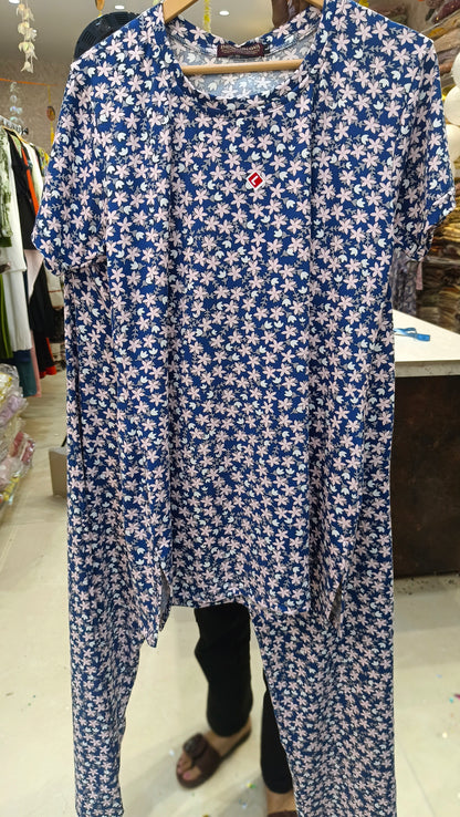 INDIPEHNAWA PREMIUM MALAI NIGHT SUIT FOR WOMEN