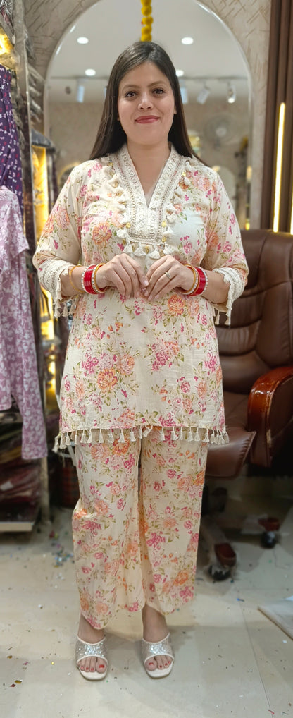 PURE COTTON LAKHNAVI DESIGN DESIGNER CORDSET