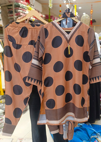 INSTA VIRAL POLKA DOT FARSHI SALWAR SUIT