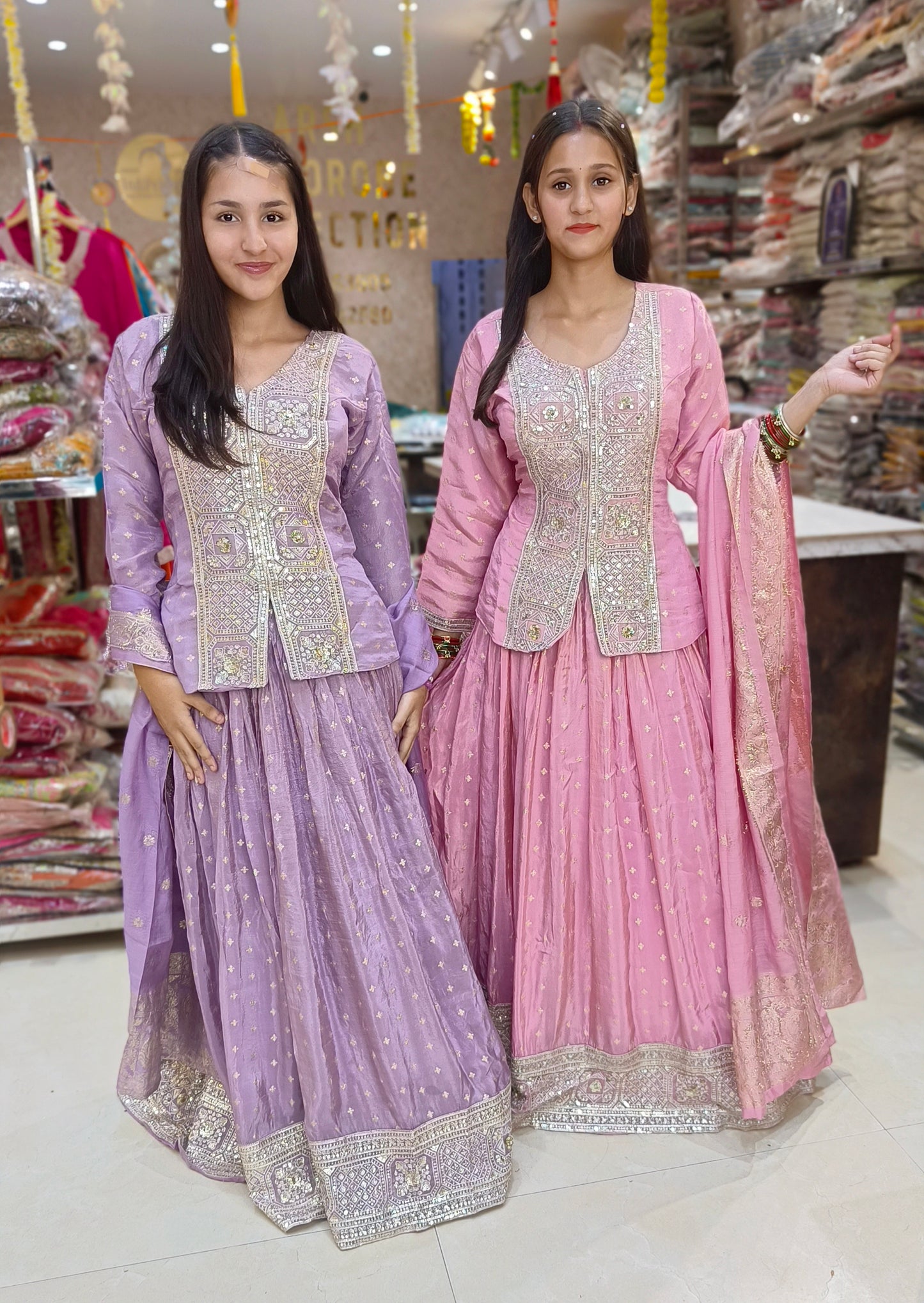 LONG LENGTH SHIRT BANARSHI LEHENGA