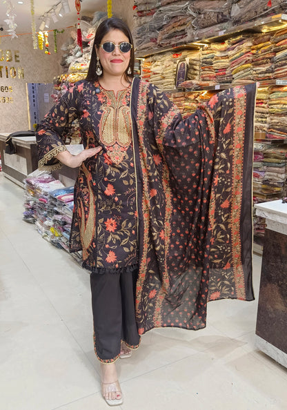 PURE COTTON PAKISTANI WORK WITH POTLI SUIT