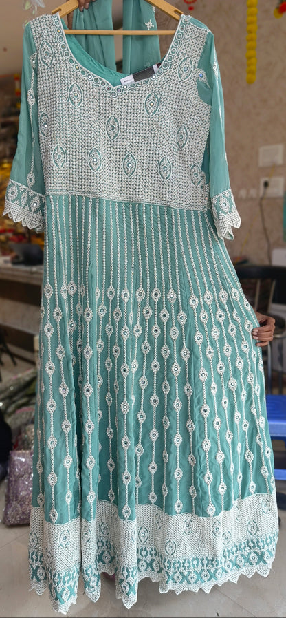 Designer Floor-Length Gown – Perfect for Parties & Weddings