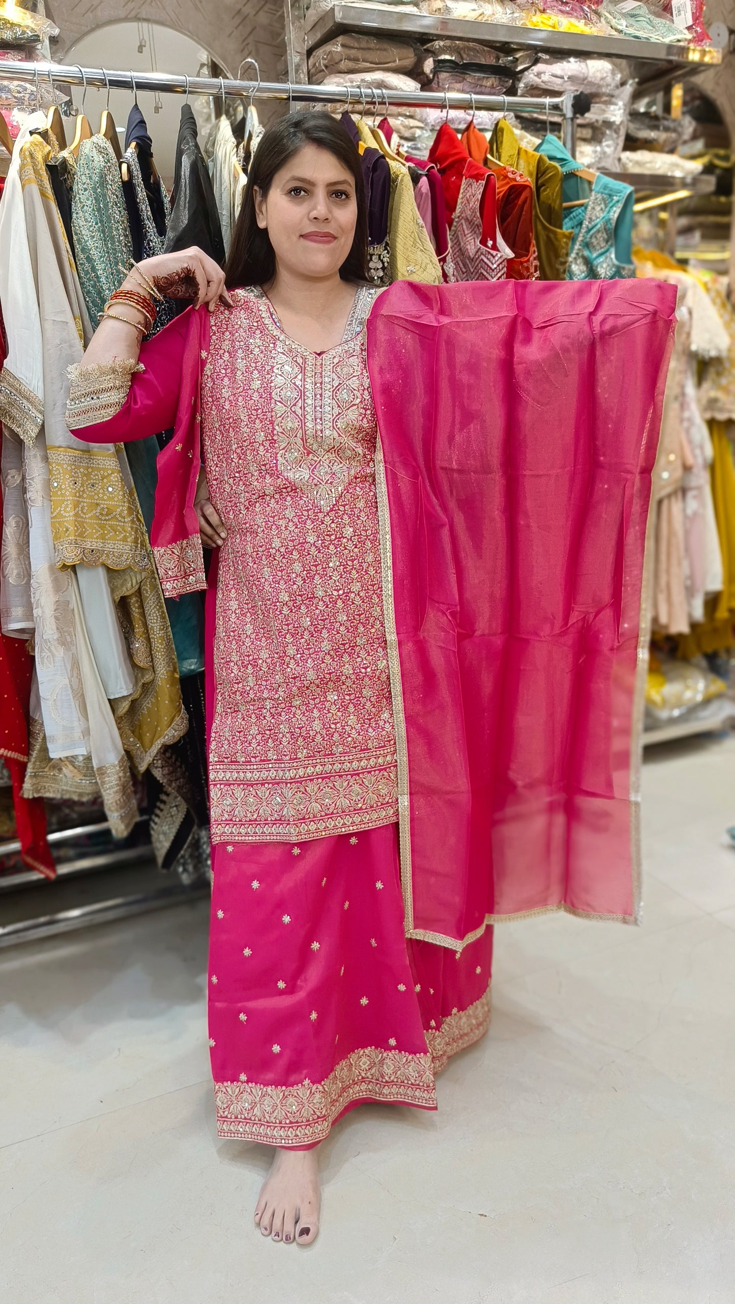 JIMMY CHU SHA SHA FULL WORK DESIGNER SUIT