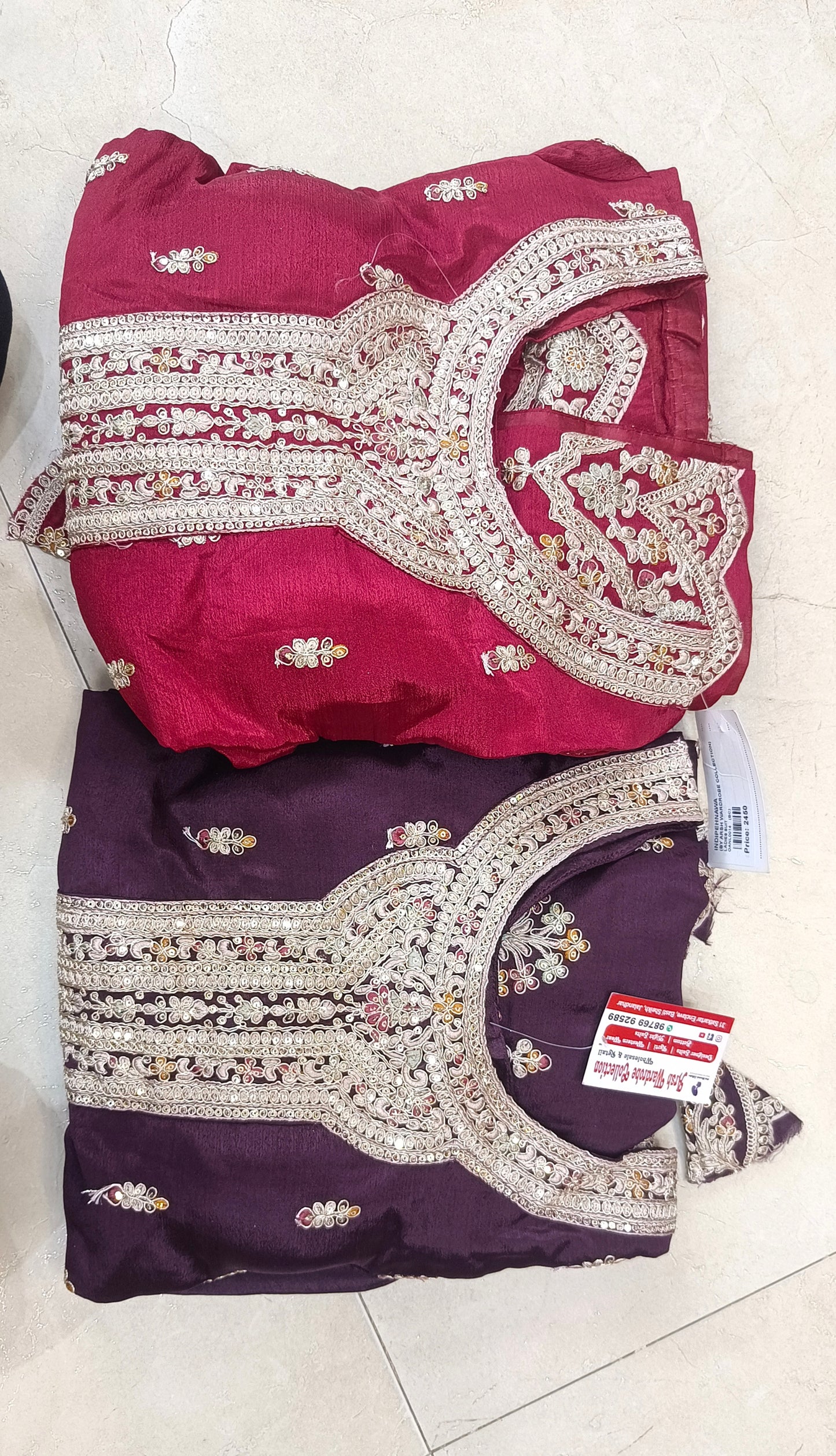 PURE CHINON BEAUTIFUL WORK FARSHI SALWAR SUIT