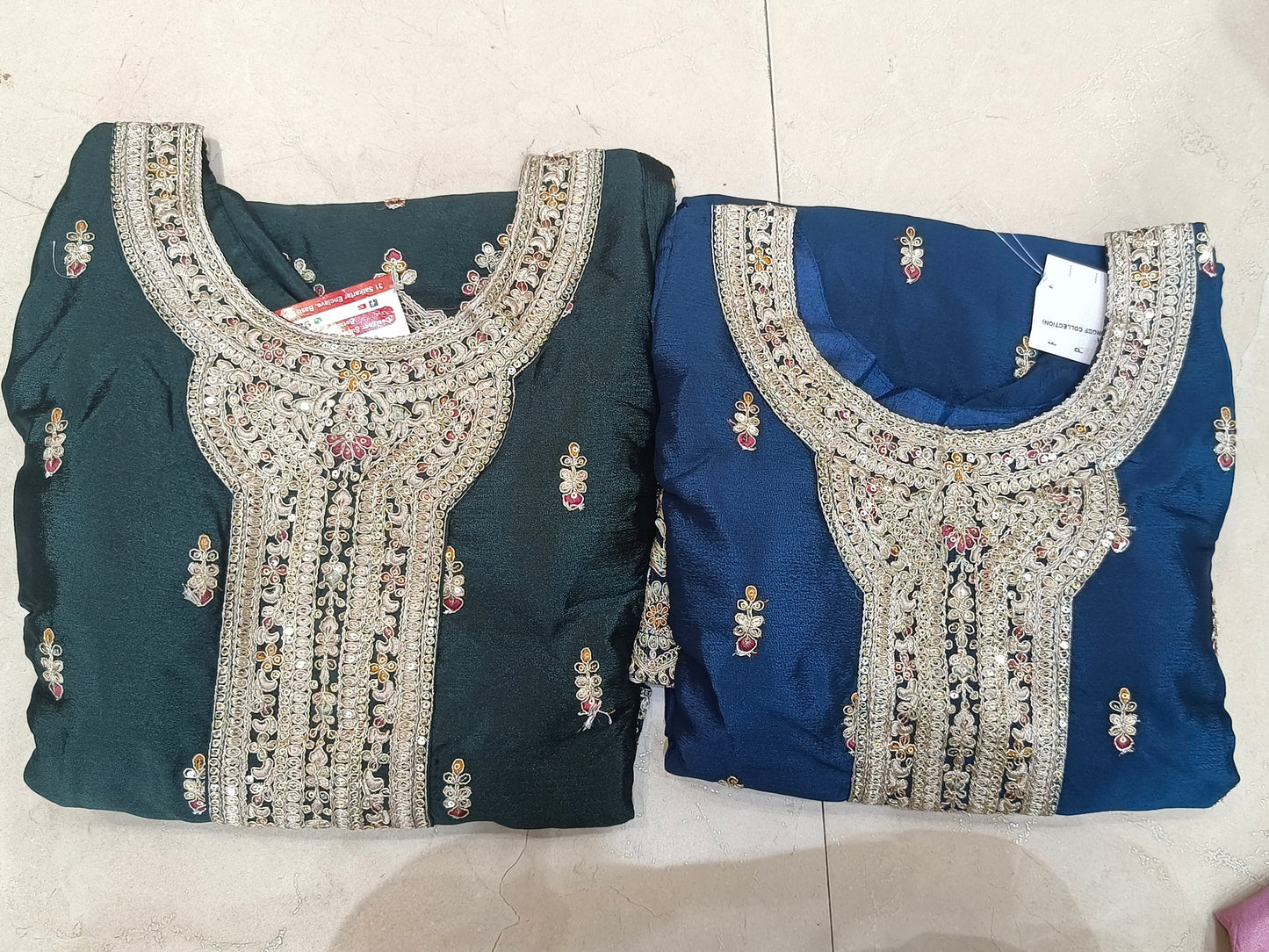 PURE CHINON BEAUTIFUL WORK FARSHI SALWAR SUIT