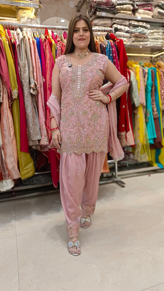 PREMIUM FULL HANDWORK FARSHI SALWAR SUIT