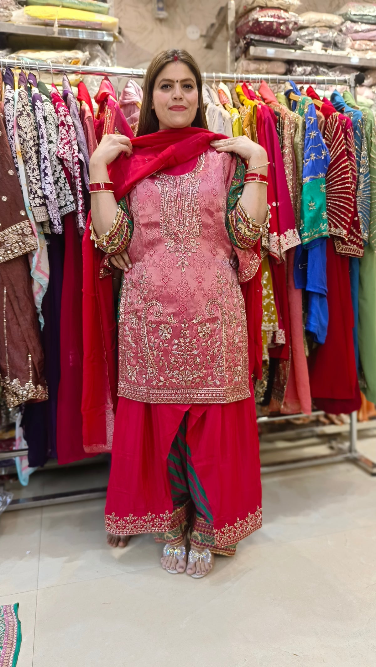 PREMIUM KANCHIVERM FARSHI SALWAR SUIT