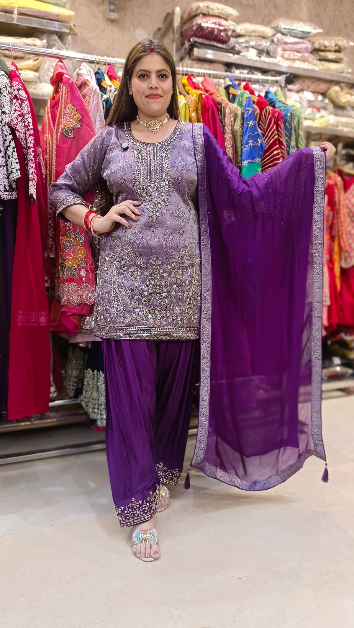 PREMIUM KANCHIVERM FARSHI SALWAR SUIT