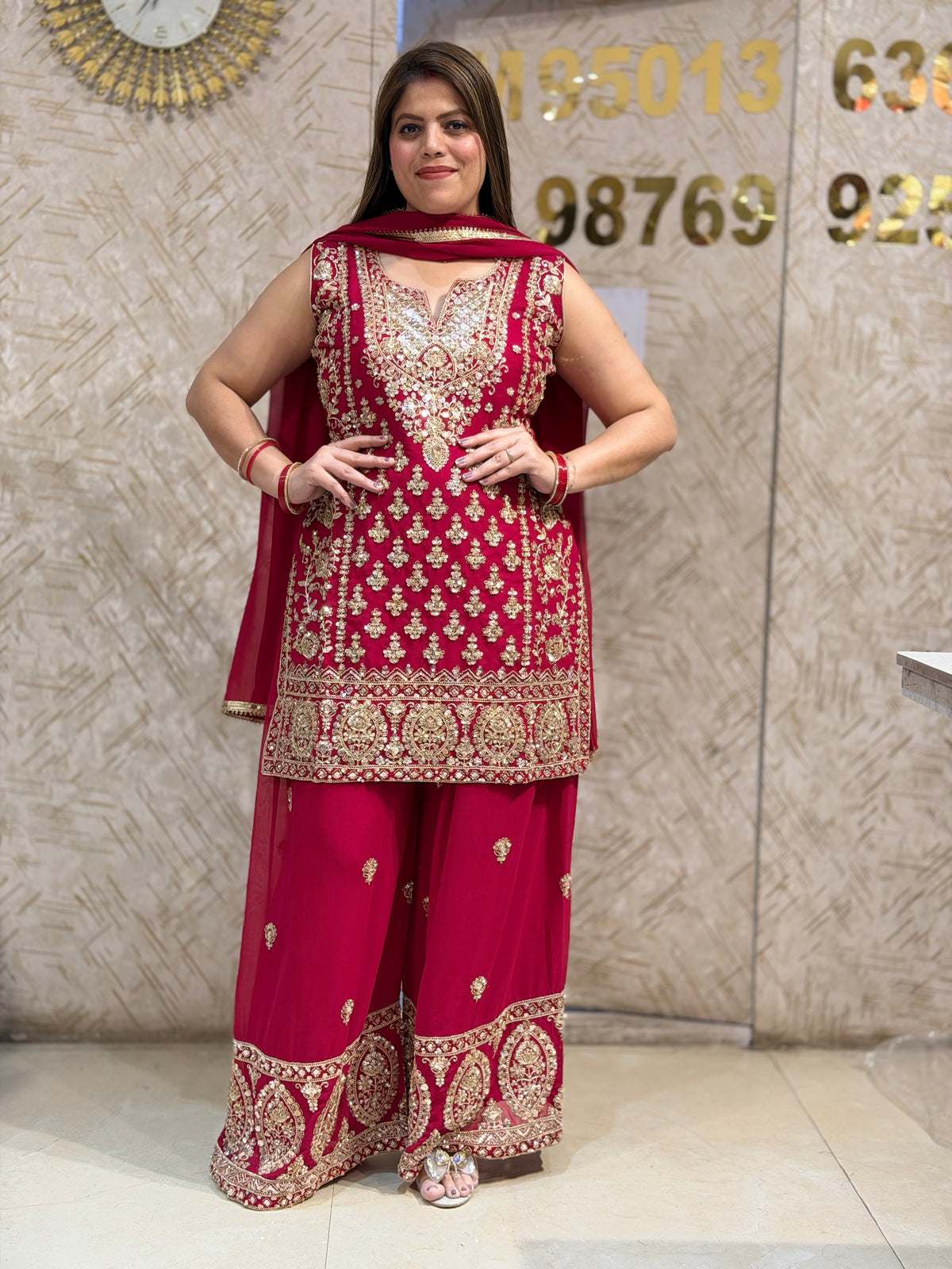 FULL HANDWORK JAFFA SUIT