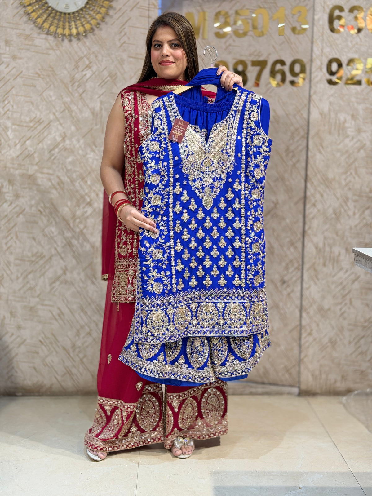 FULL HANDWORK JAFFA SUIT