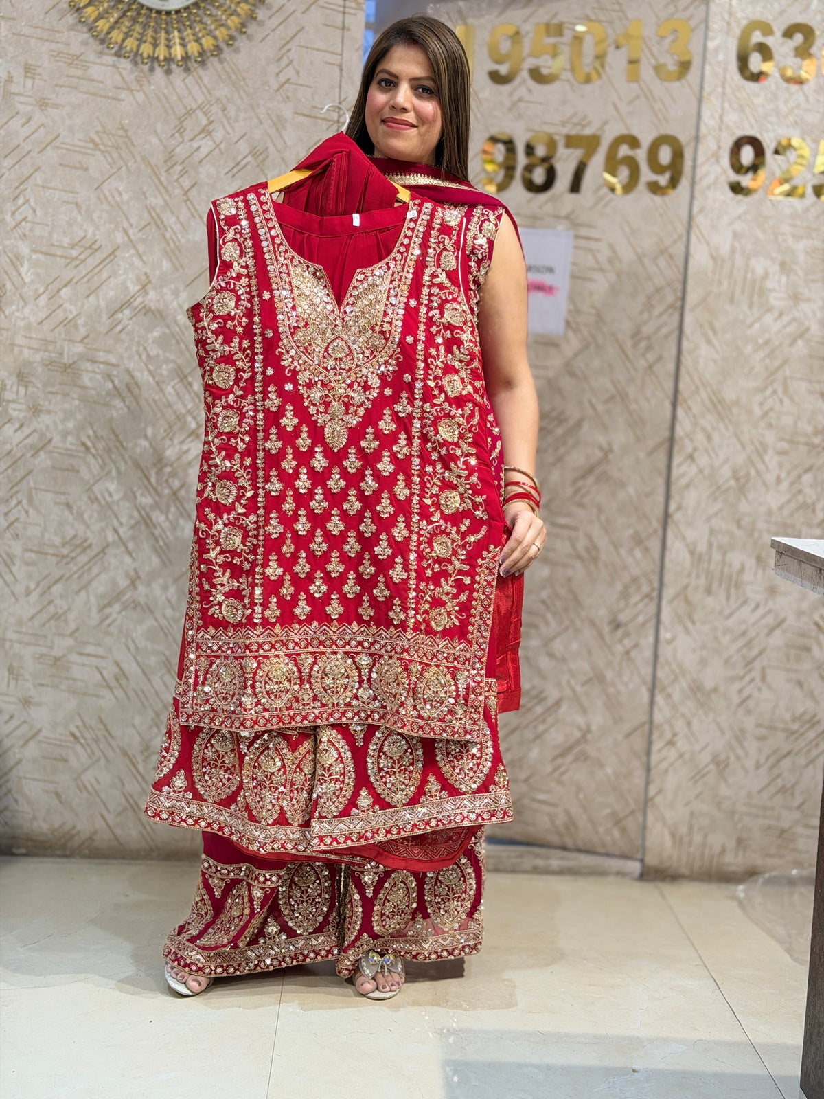 FULL HANDWORK JAFFA SUIT